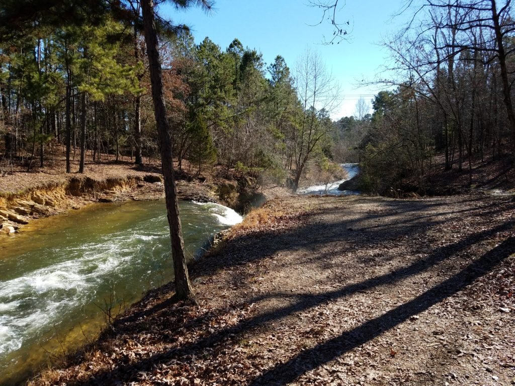 Hot Springs Village, Arkansas, Lake Balboa Spillway, Closeup (photo courtesy of Karen Perry)