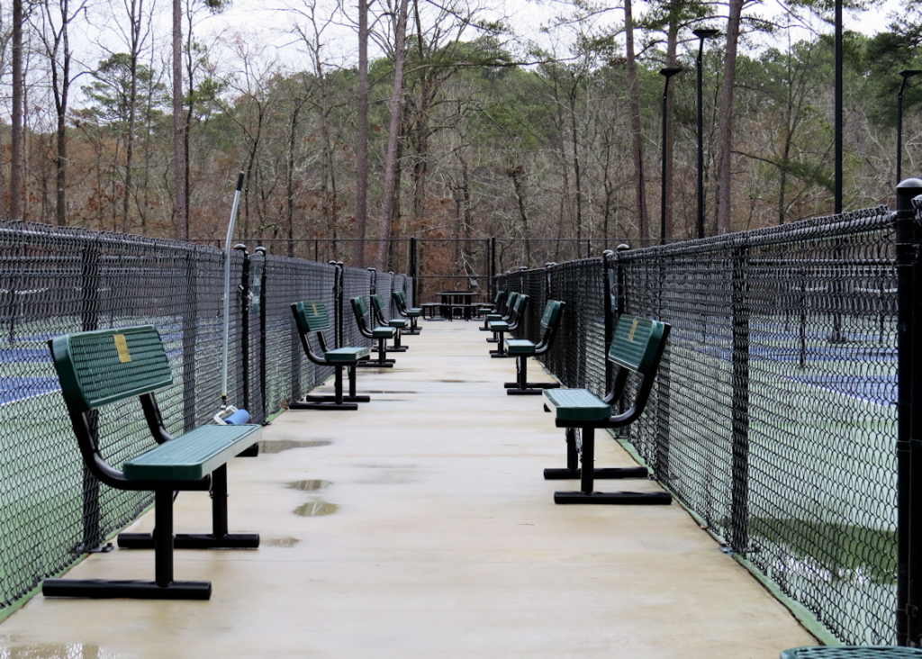 Hot Springs Village Pickleball Court Benches