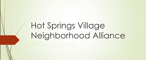 hot springs village neighborhood alliance