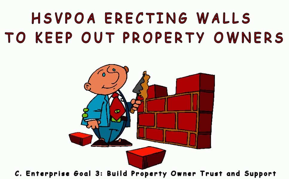 hsvpoa shuts out property owners from meeting