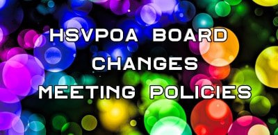 meeting policies changed by hsvpoa board