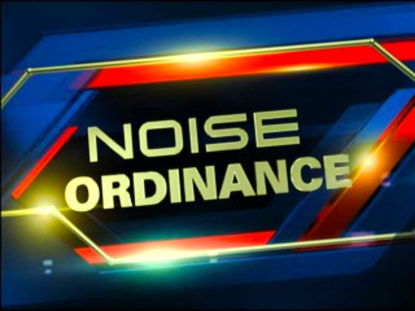 Hot Springs Village Public Service Announcement - Noise Levels