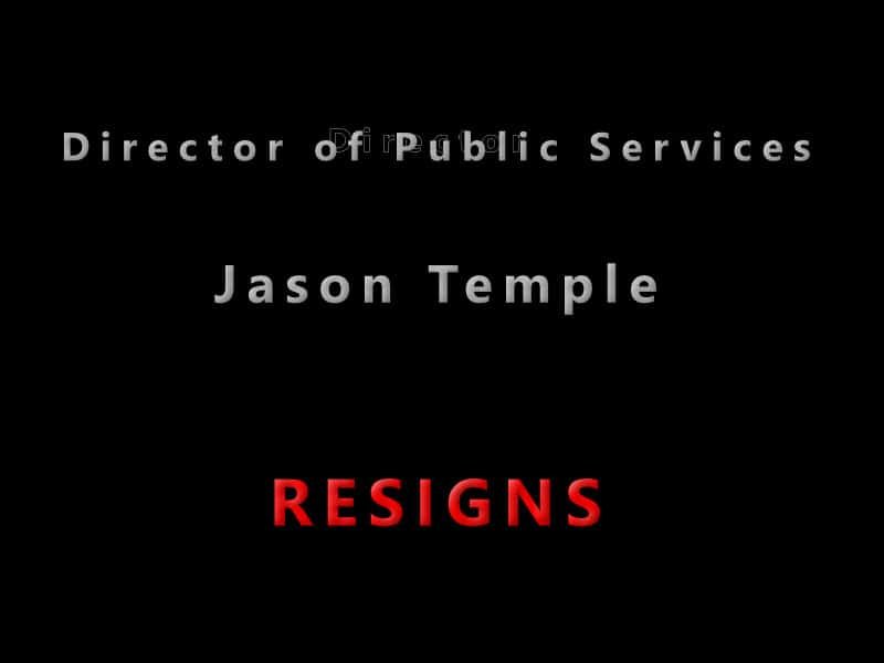 Hot Springs Village POA Director of Public Services Jason Temple Resigns