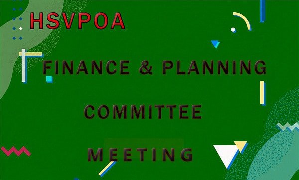 Hot Springs Village POA Finance and Planning Committee 3-28-22